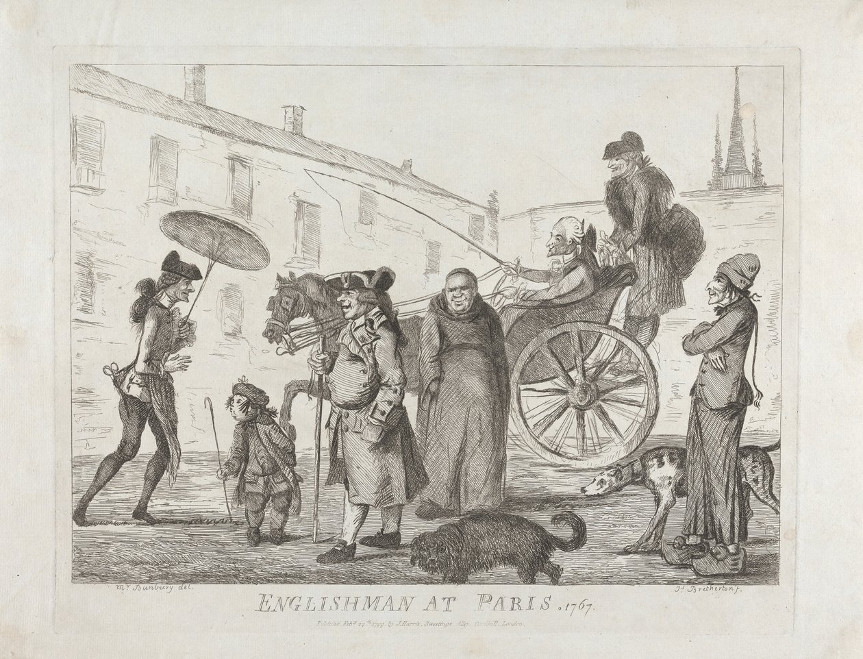 Englishman at Paris, 1767 by James Bretherton