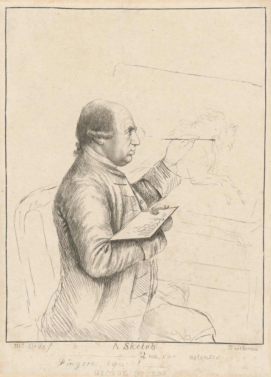 George Stubbs: A Sketch by James Bretherton