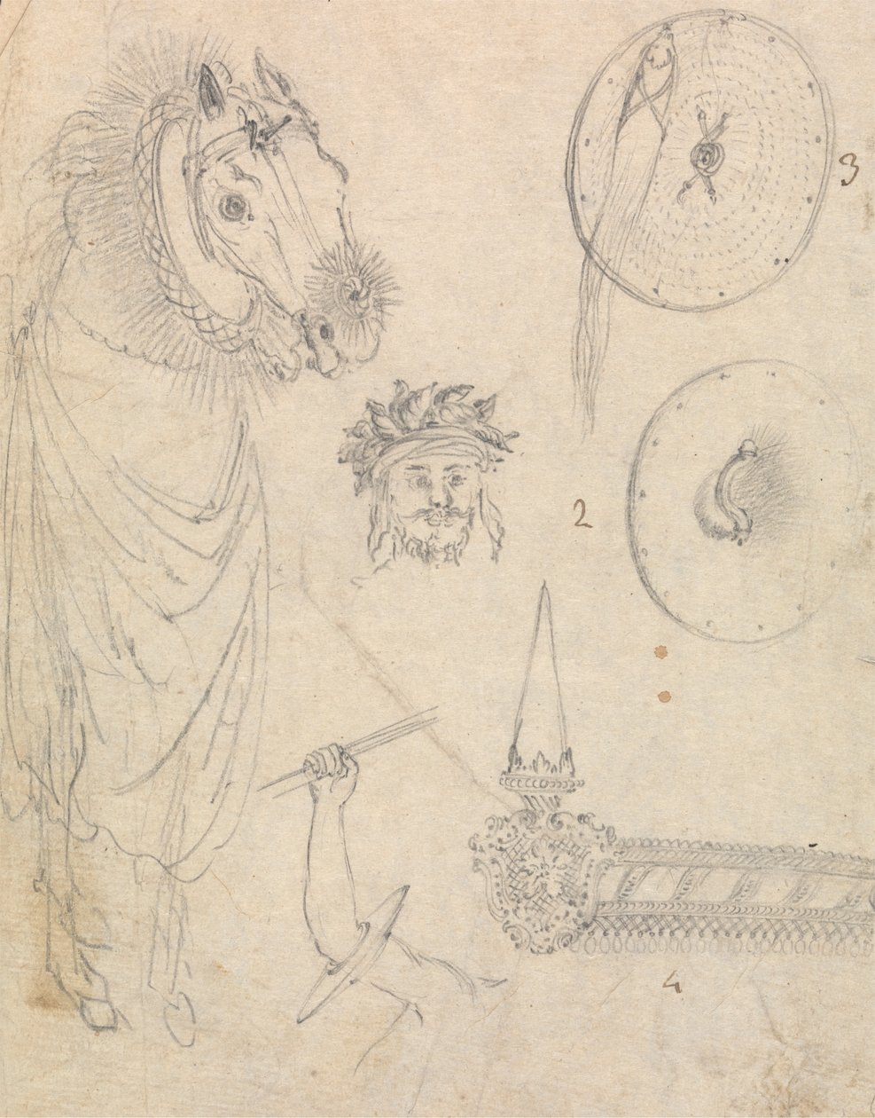 Kefla Yasous with Horse and Ceremonial Equipment by James Bruce