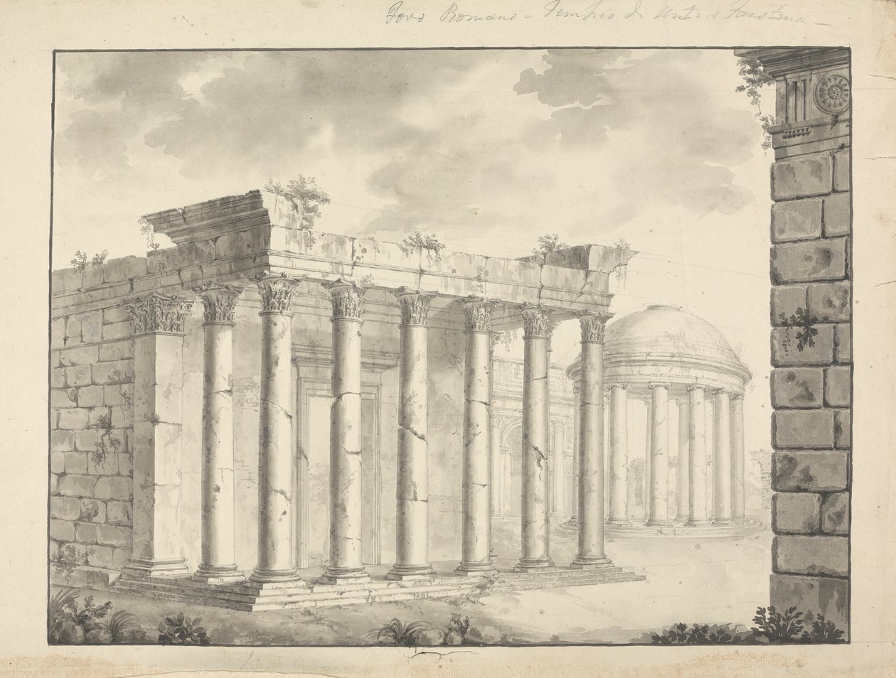 Unidentified Temple Faustana (?) by James Bruce