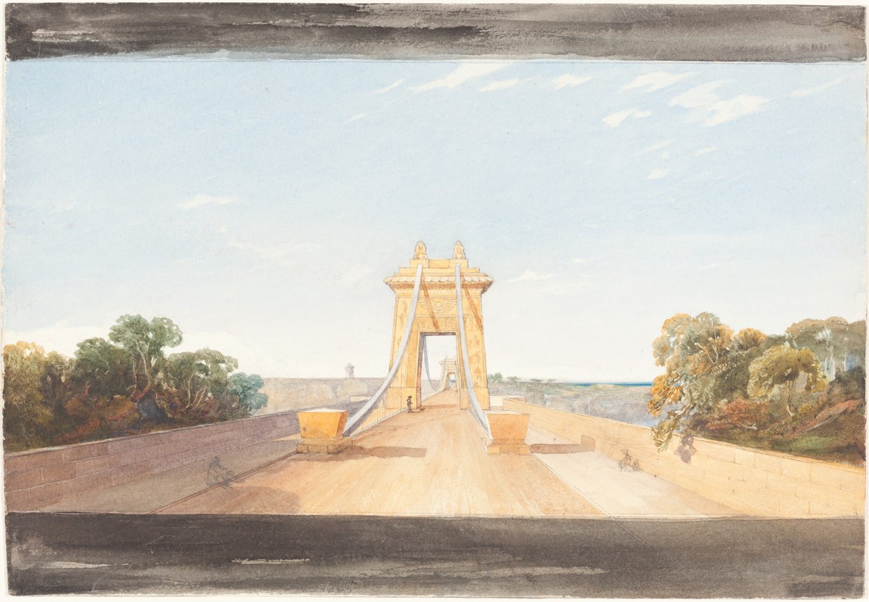 Clifton Suspension Bridge near Bristol by James Bulwer