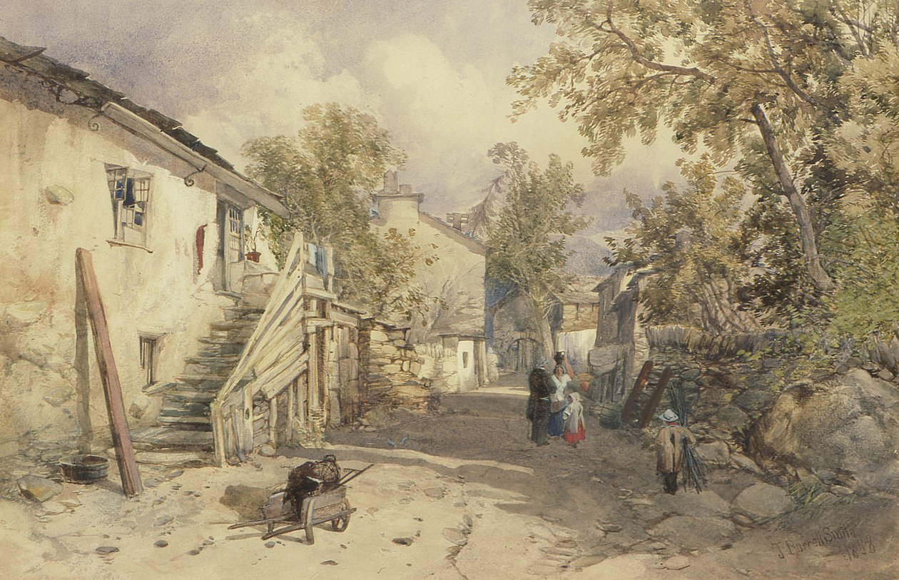 Village of Bowness, Cumberland by James Burrell Smith