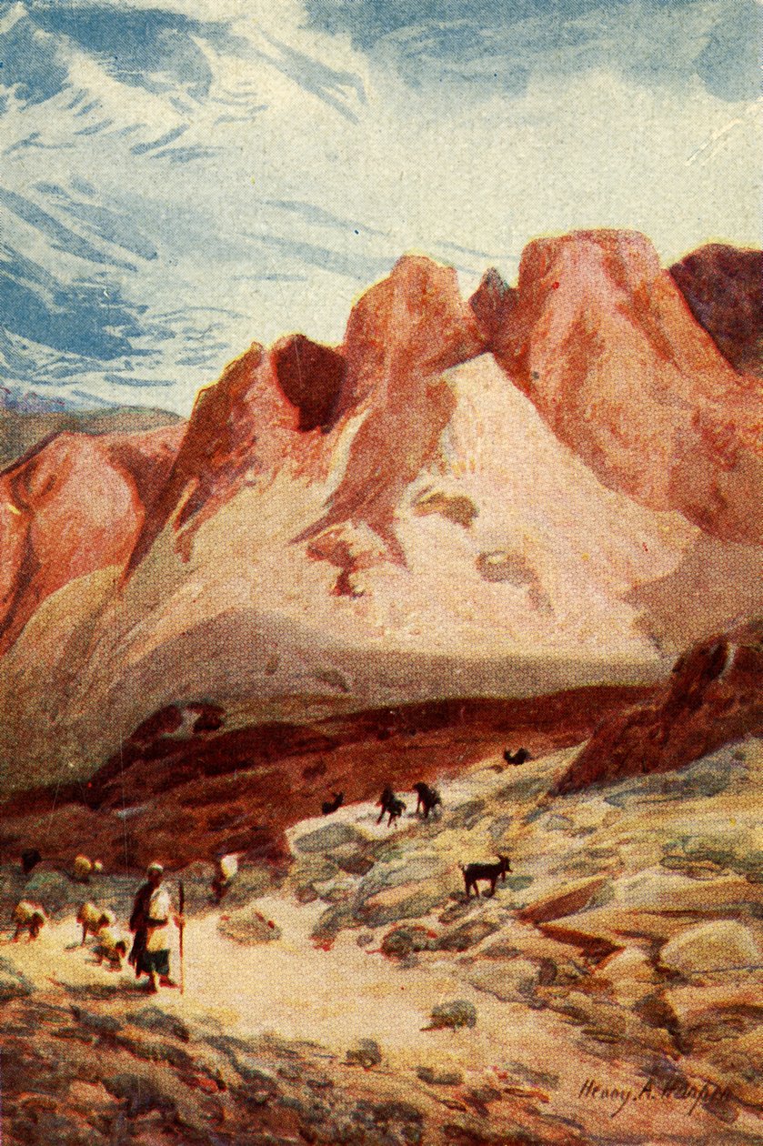 Mount Sinai - Acts vii 38 by James Clark and Henry A Harper