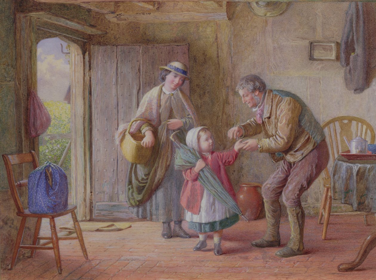 A Penny for Yourself, c.1870 by James Clarke Waite