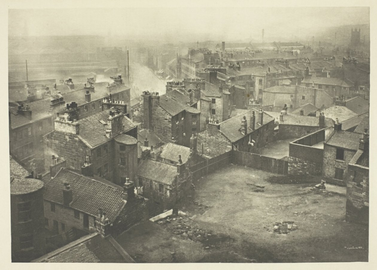 Old Houses Corner of George Street and High Street by James Craig Annan