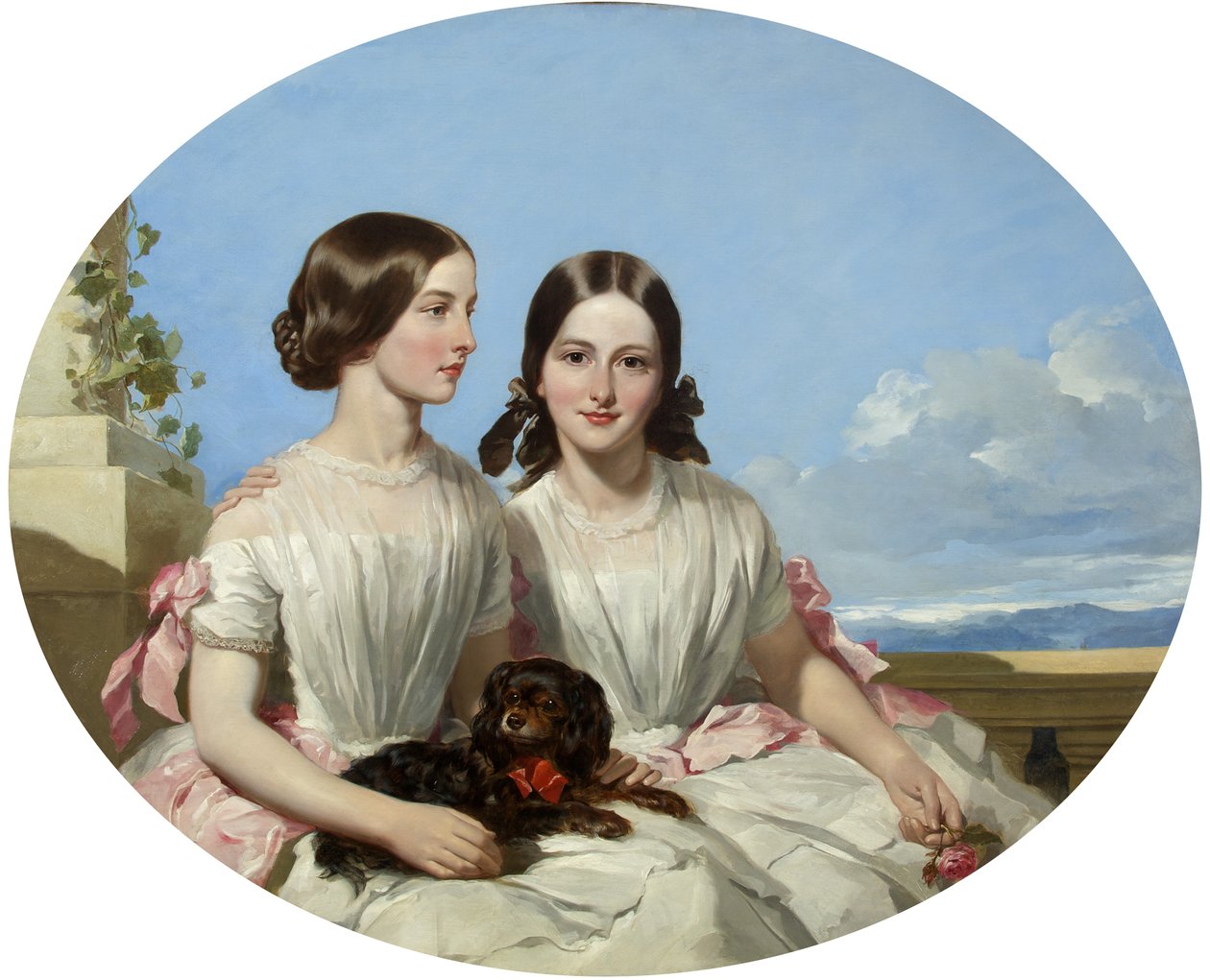 The Sisters, Annie and Henrietta Marie Shaw by James Curnock