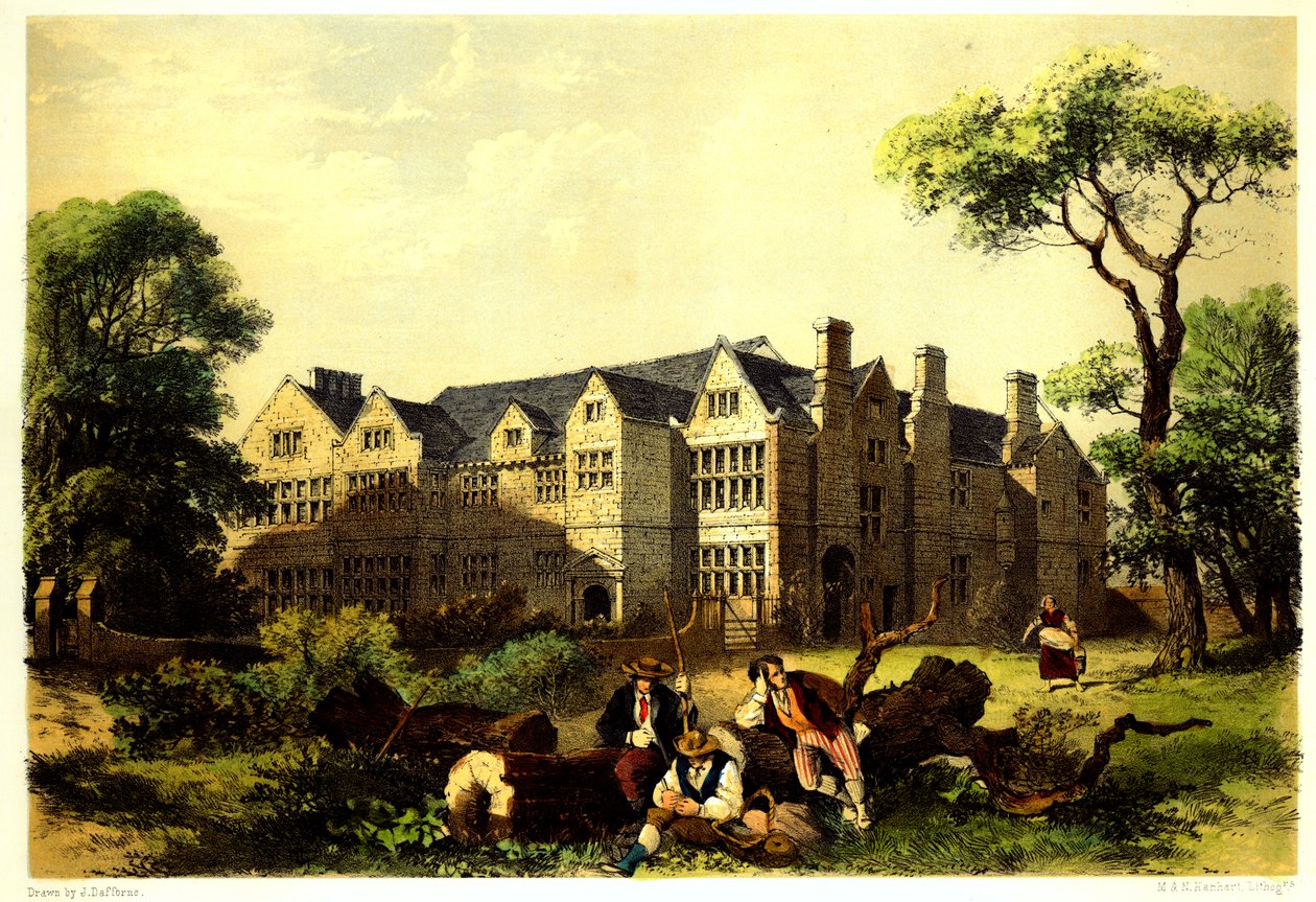 Sawston Hall, Cambridgeshire by James Dafforne