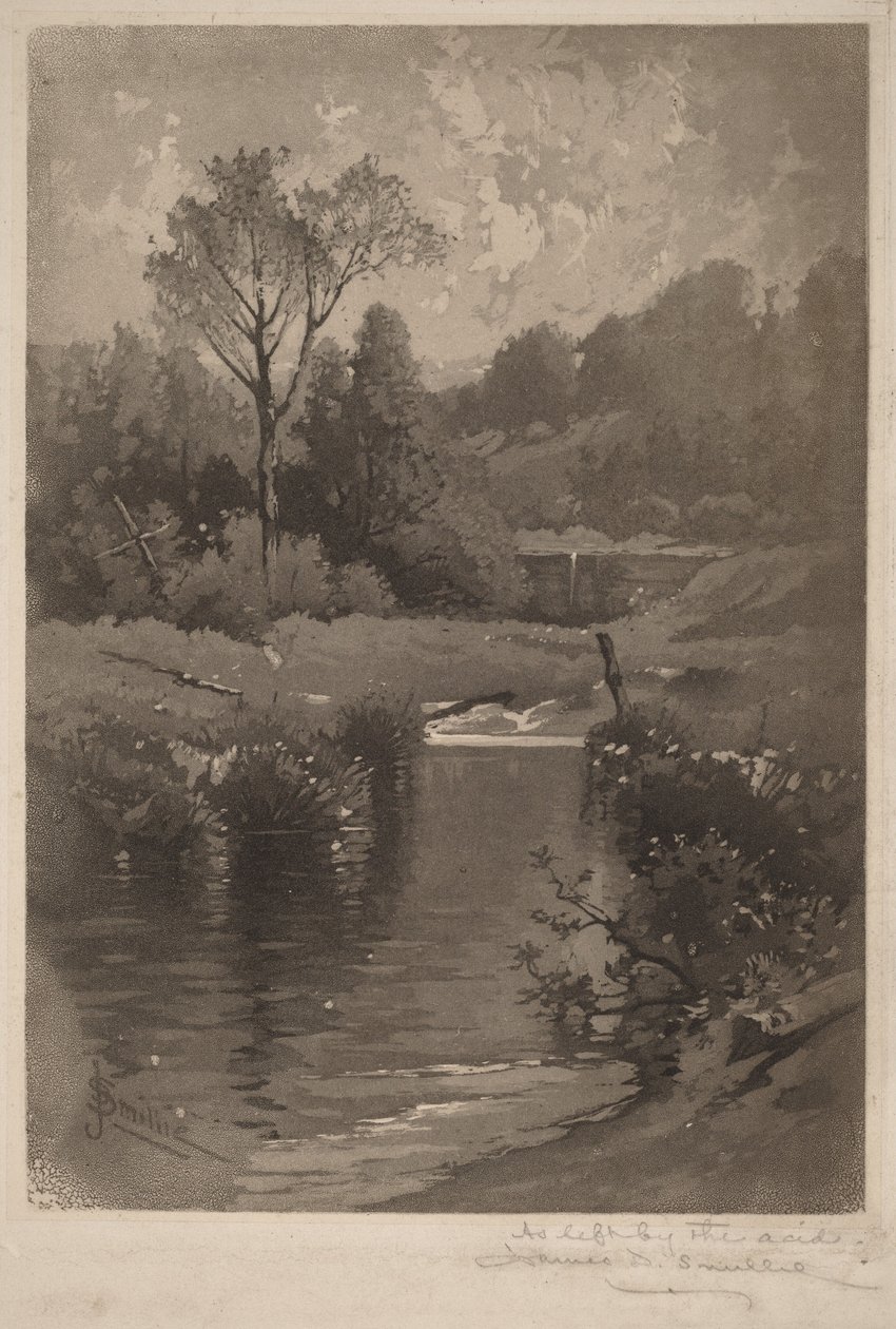 An Old Dam Near Montrose by James David Smillie