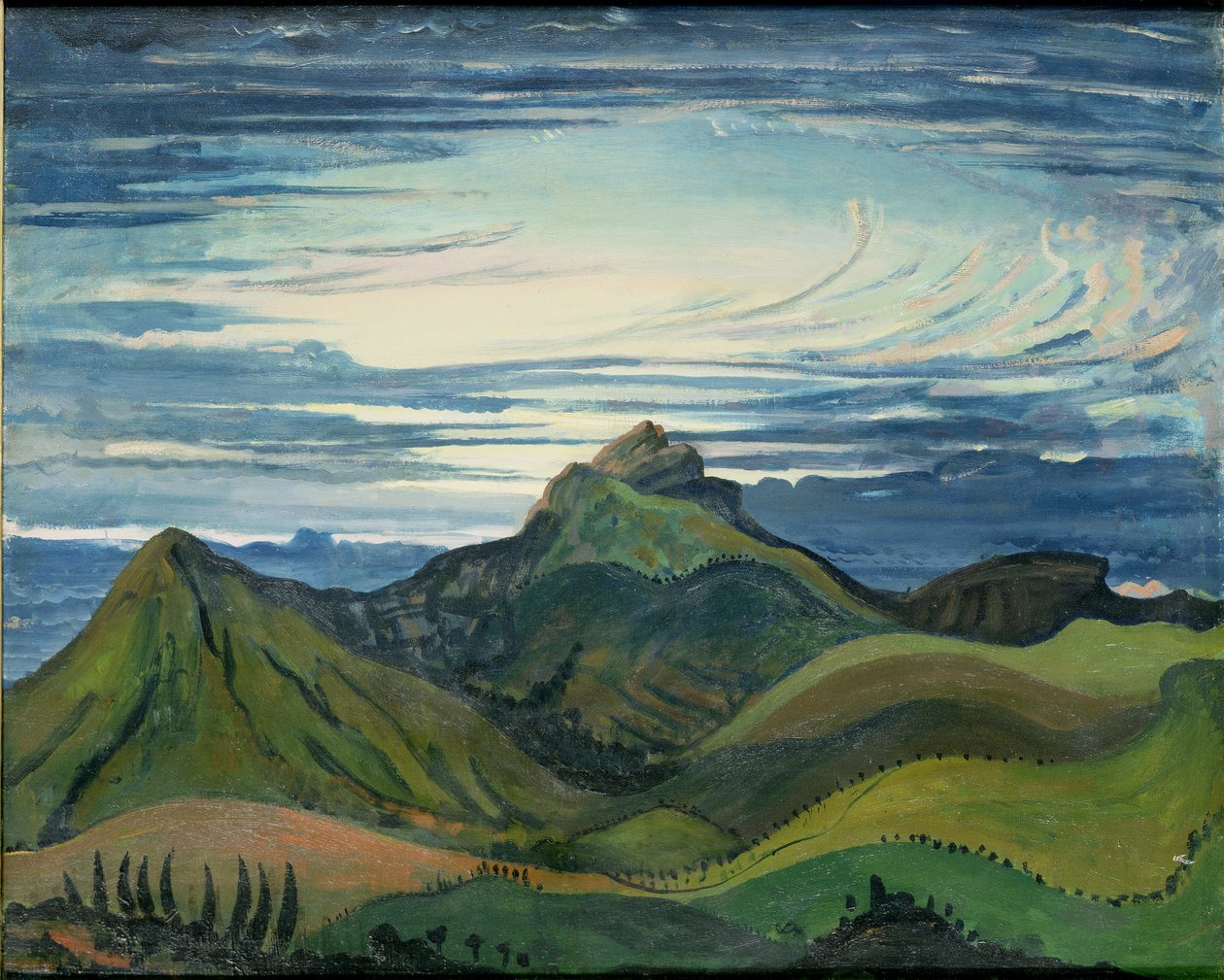 Sunset in the Pyrenees by James Dickson Innes