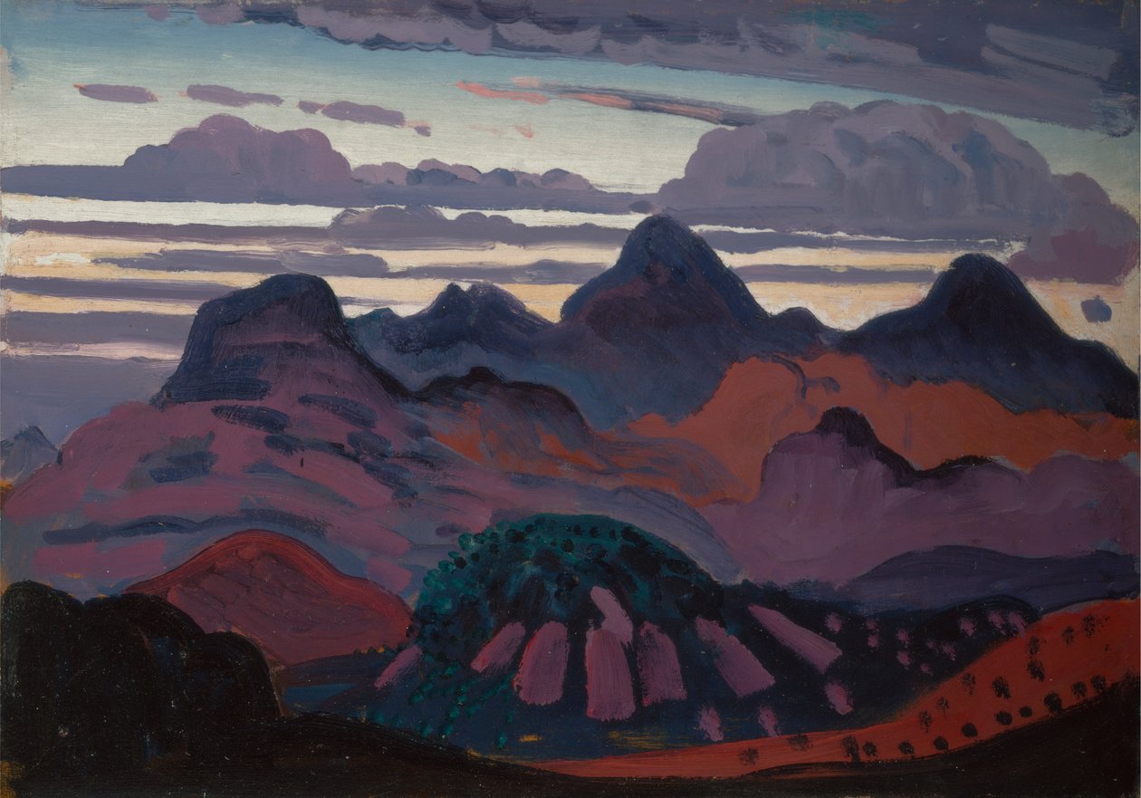 The Moelwyns from Llan Ffestiniog by James Dickson Innes