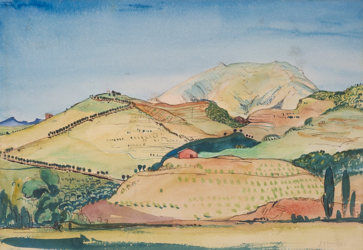 Tour Madeloc, 1910 by James Dickson Innes