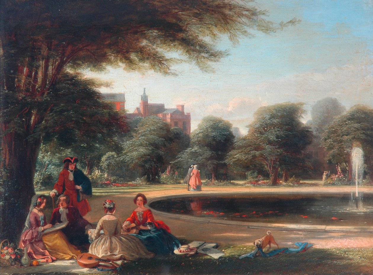 Hampton Court, the Fountain by James Digman Wingfield