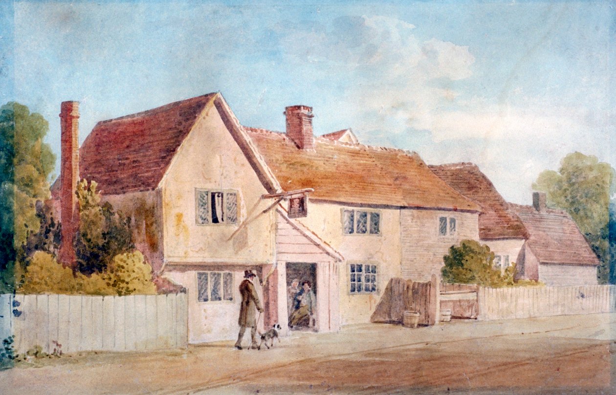 Cottages at Chadwell, Essex by James Duffield Harding