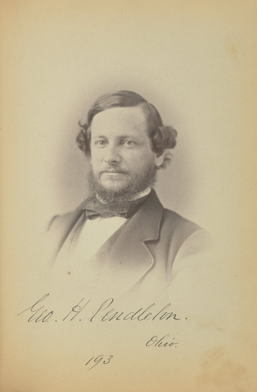 George H. Pendleton by James Earle McClees: Fine art print