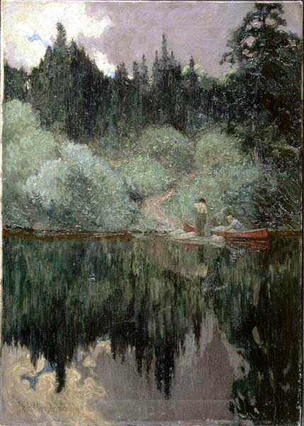 Clearing After Rain, Maganatawan River, Ontario by James Edward Hervey Macdonald