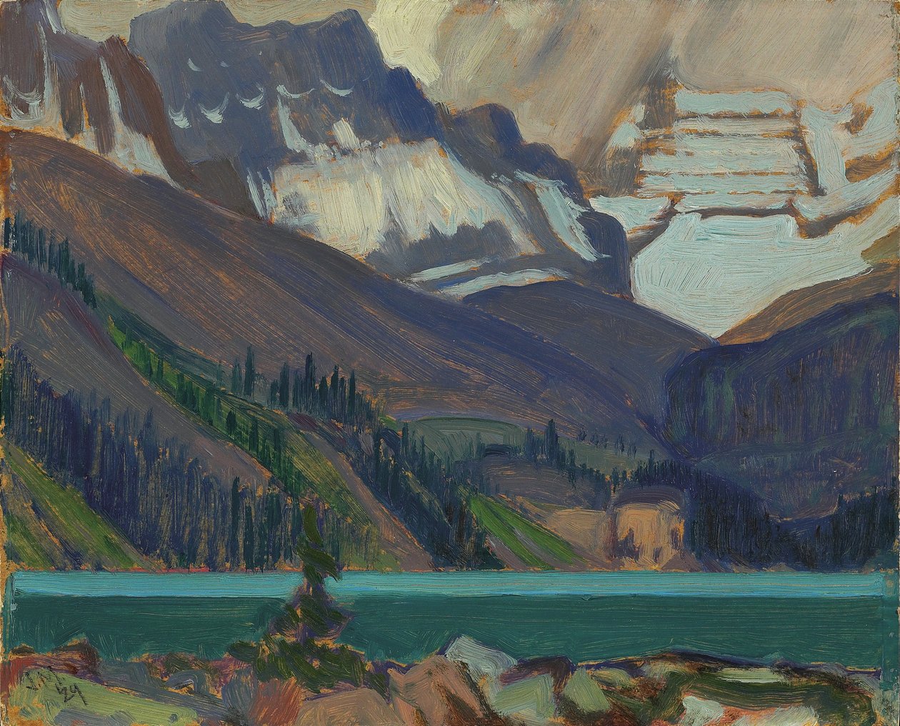 Snow Clouds, Lake O