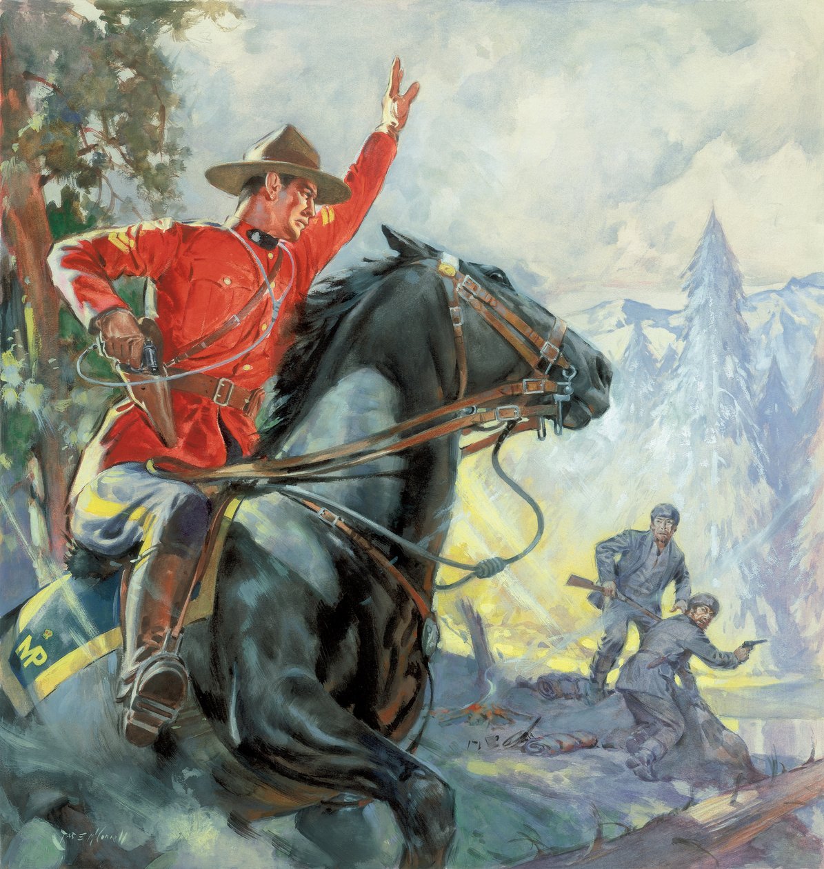 Canadian Mounties by James Edwin McConnell