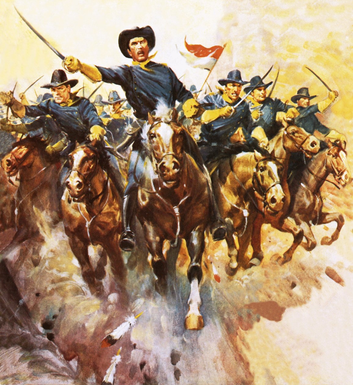 Charge of the US Cavalry by James Edwin McConnell