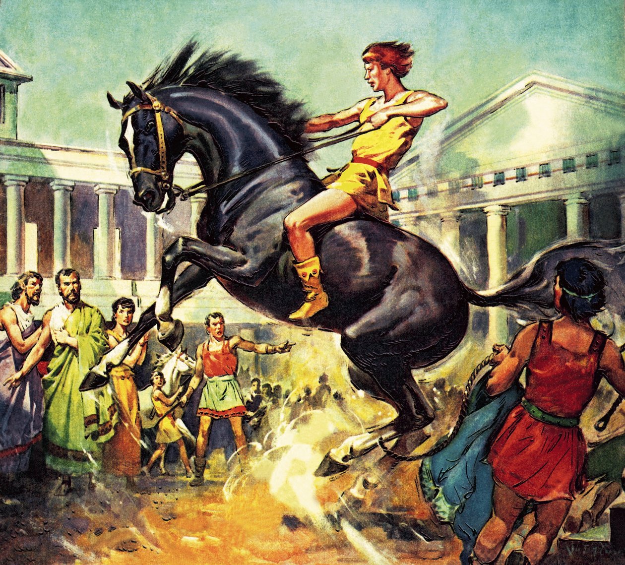The Taming of Bucephalus by James Edwin McConnell