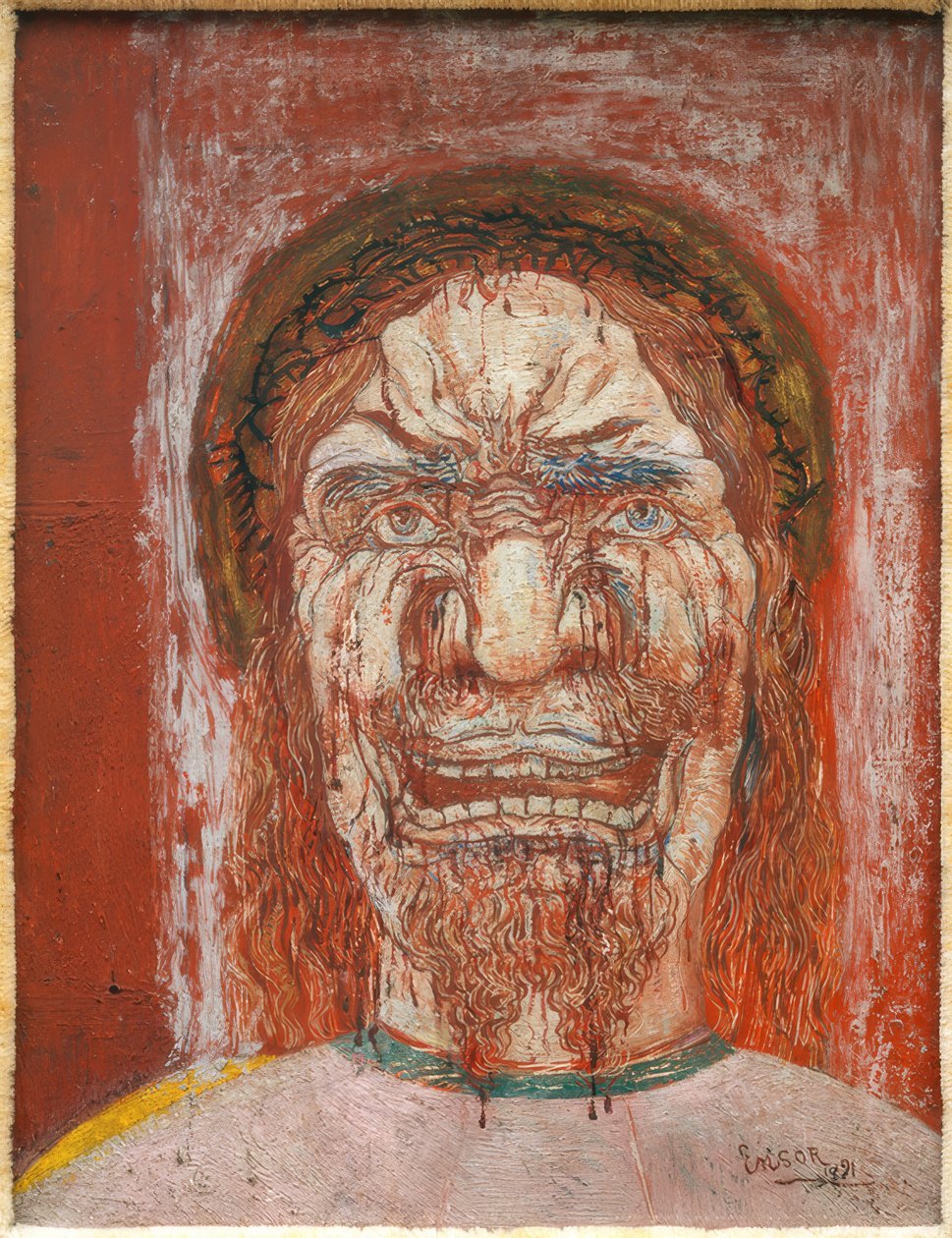 The Man of Sorrows by James Sidney Ensor