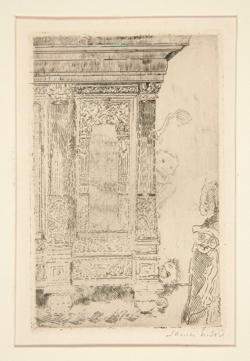 The Haunted Furniture by James Ensor