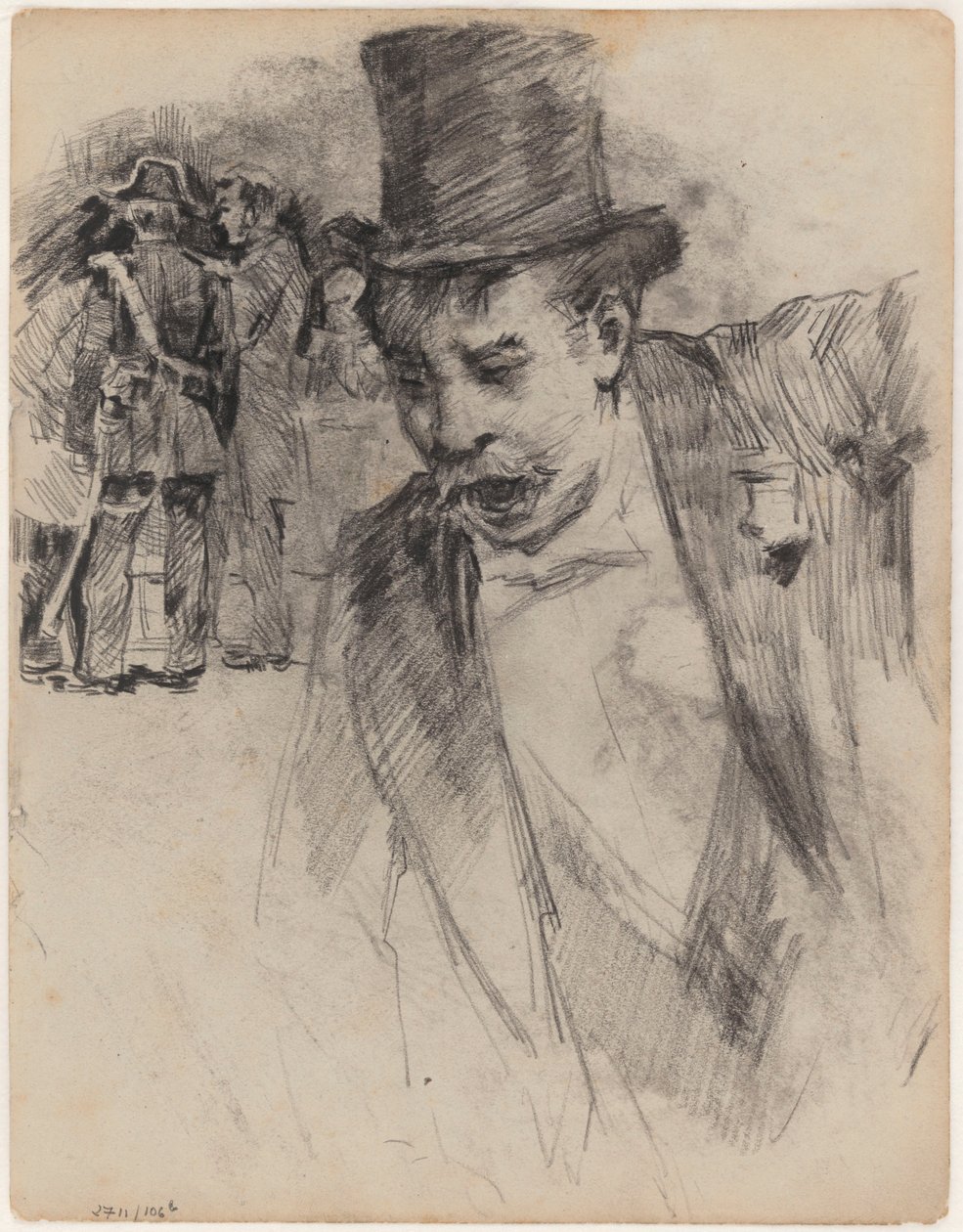Man in a Top Hat by James Ensor