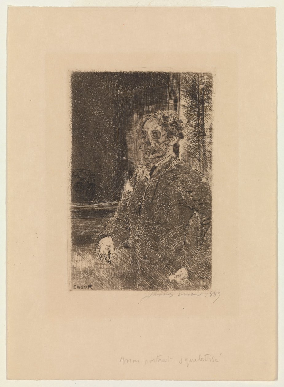 My Portrait as a Skeleton by James Ensor