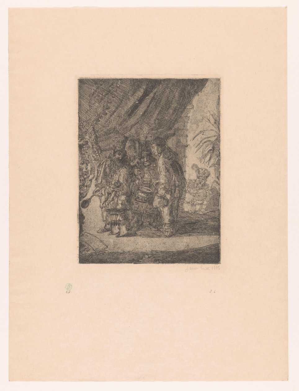 Persian Doctors Examine the Stool of King Darius by James Ensor