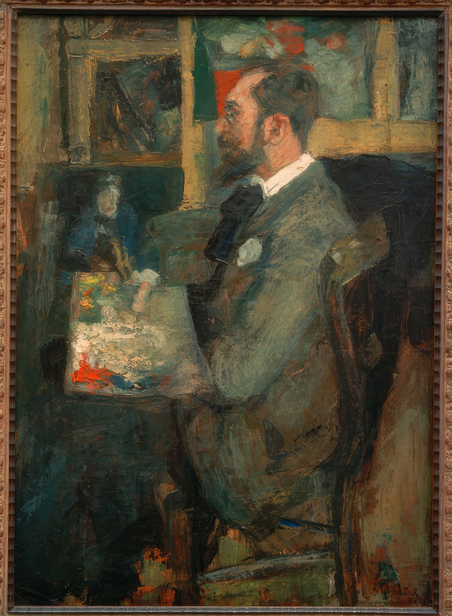 Portrait of Théo Hannon by James Sidney Ensor