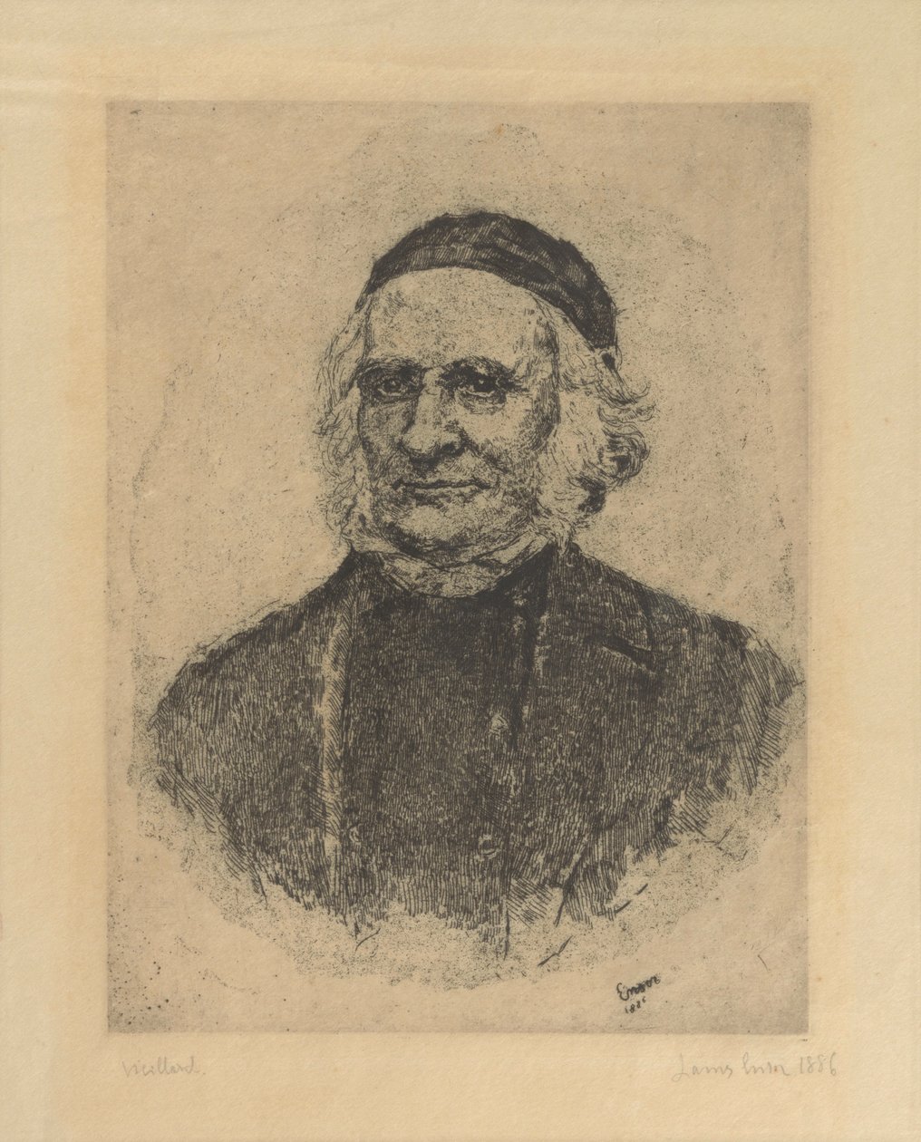 Portrait of the Swedish Botanist Elias Frise by James Ensor