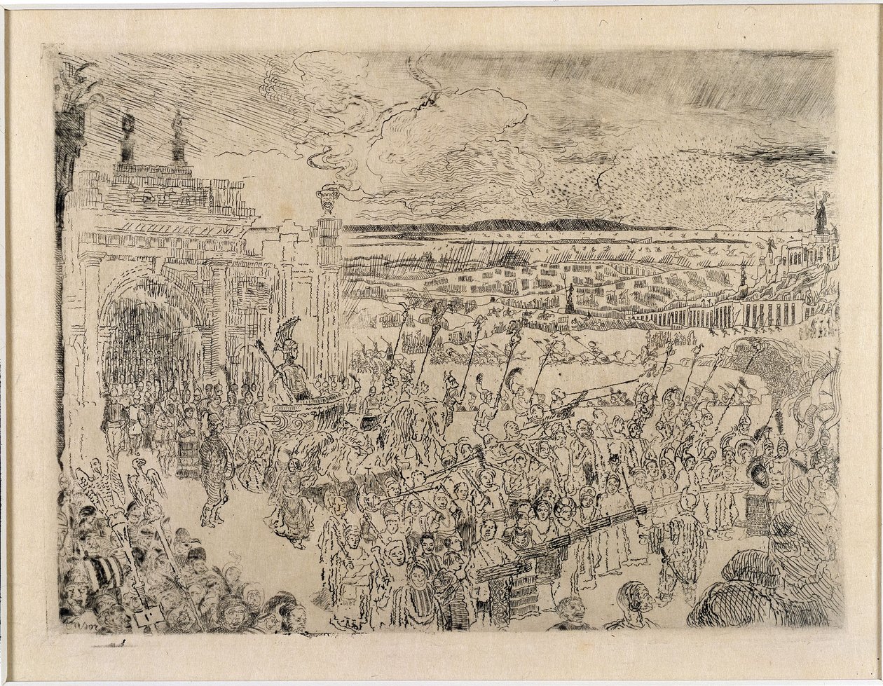 Roman Triumph by James Ensor