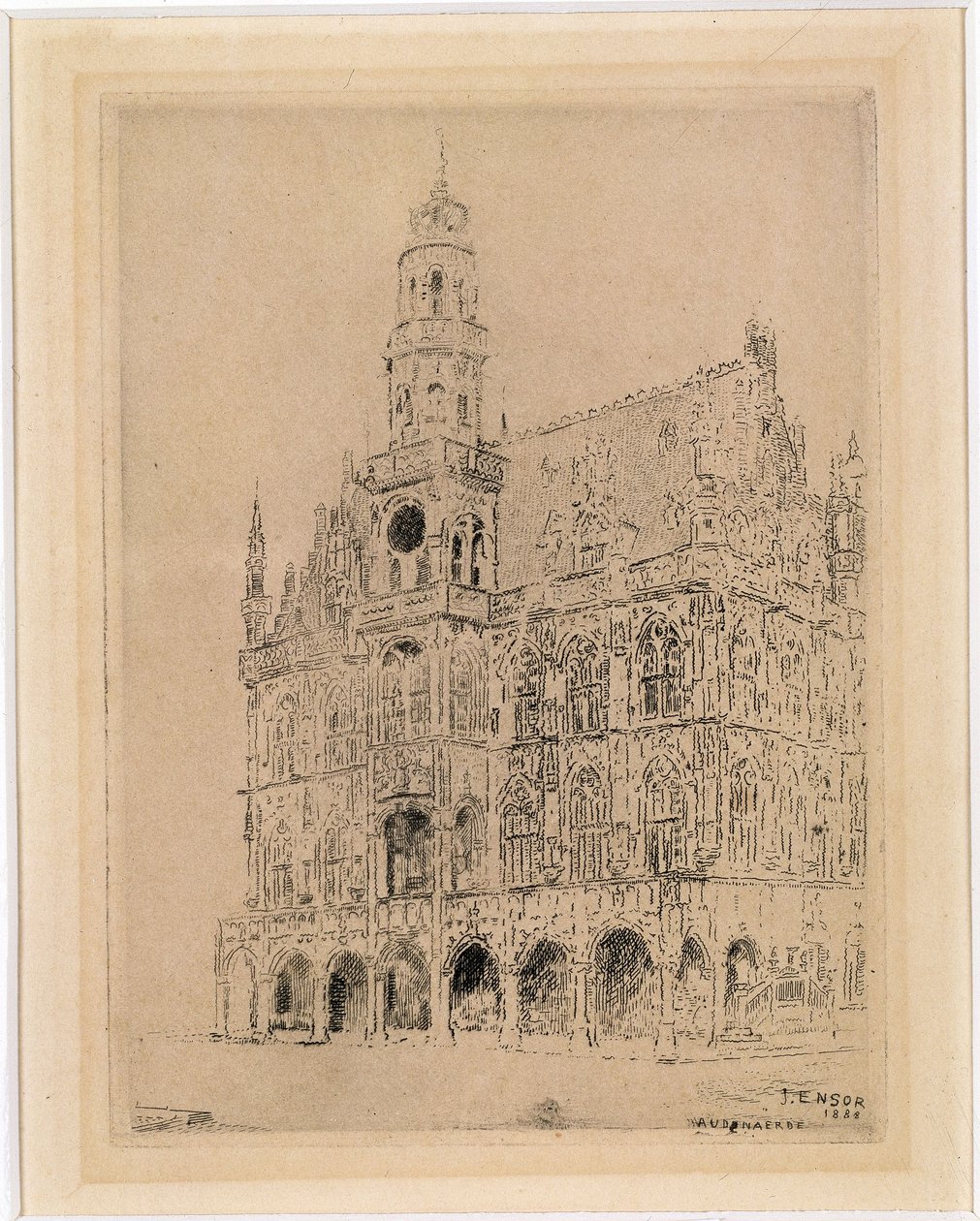 Town Hall of Oudenaarde by James Ensor