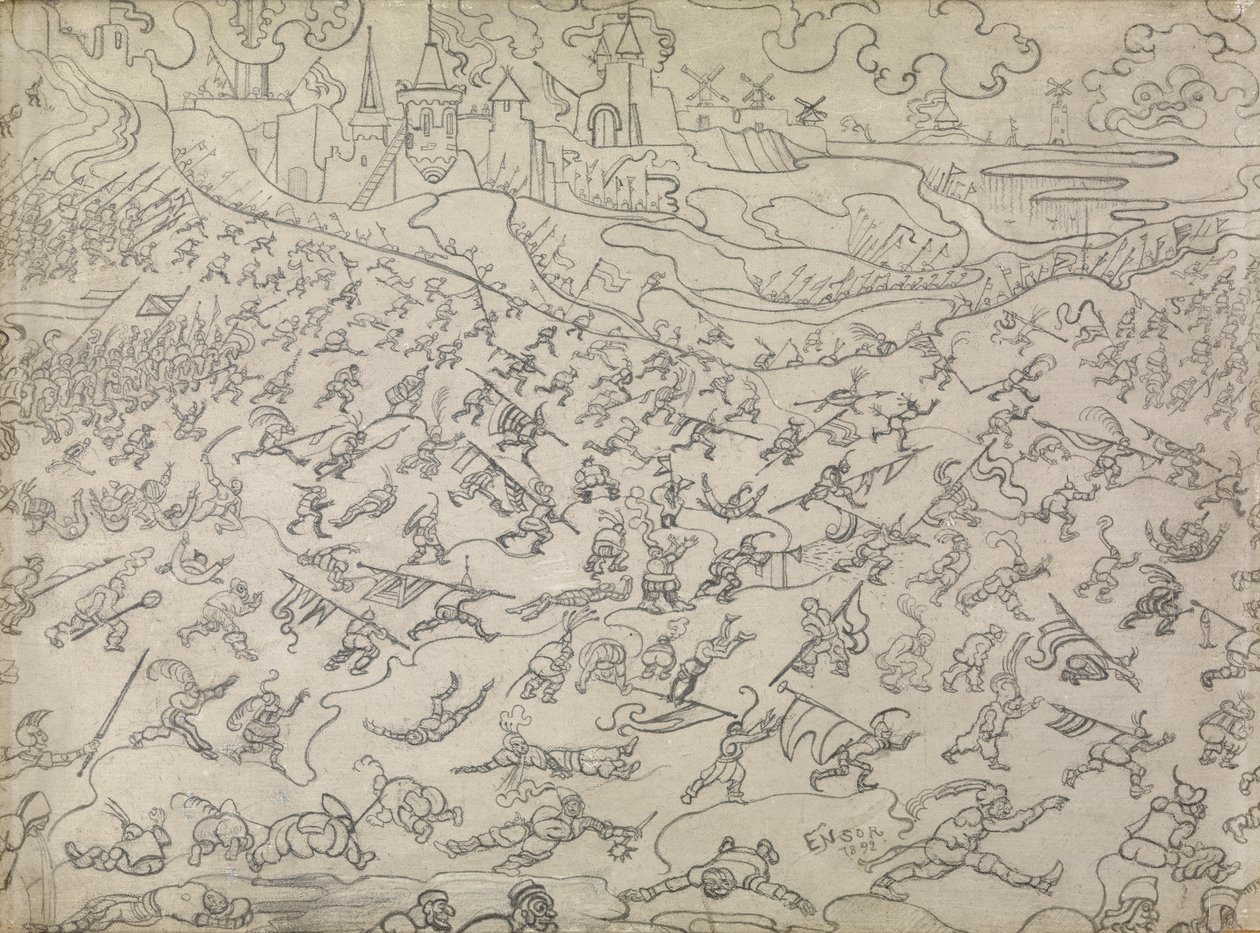 The Dissolute Mercenaries by James Ensor