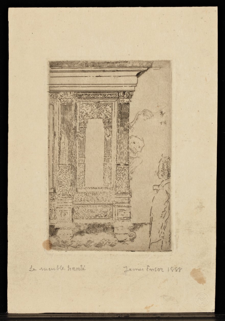 The Haunted Furniture by James Ensor