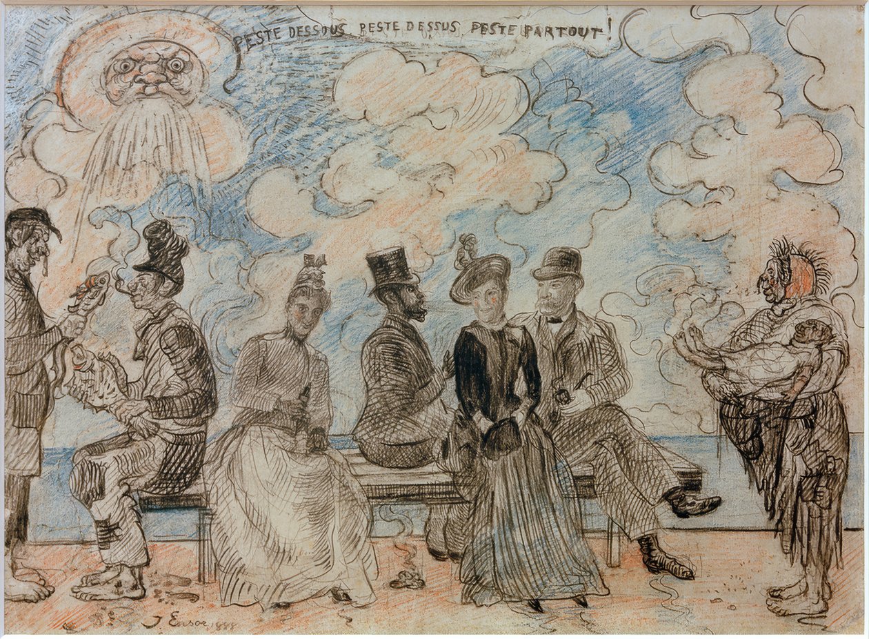 Below Plague, Above Plague, Everywhere Plague by James Sidney Ensor