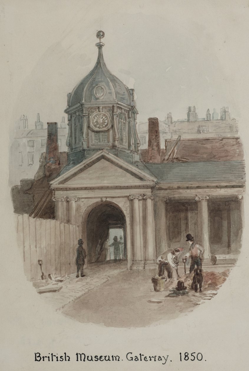 British Museum, 1850 by James Findlay