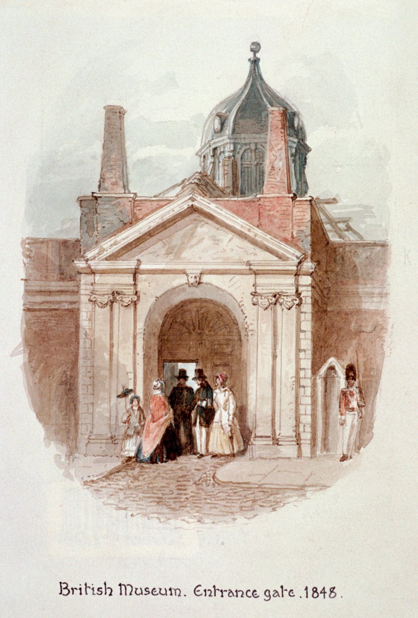 British Museum, entrance gate by James Findlay