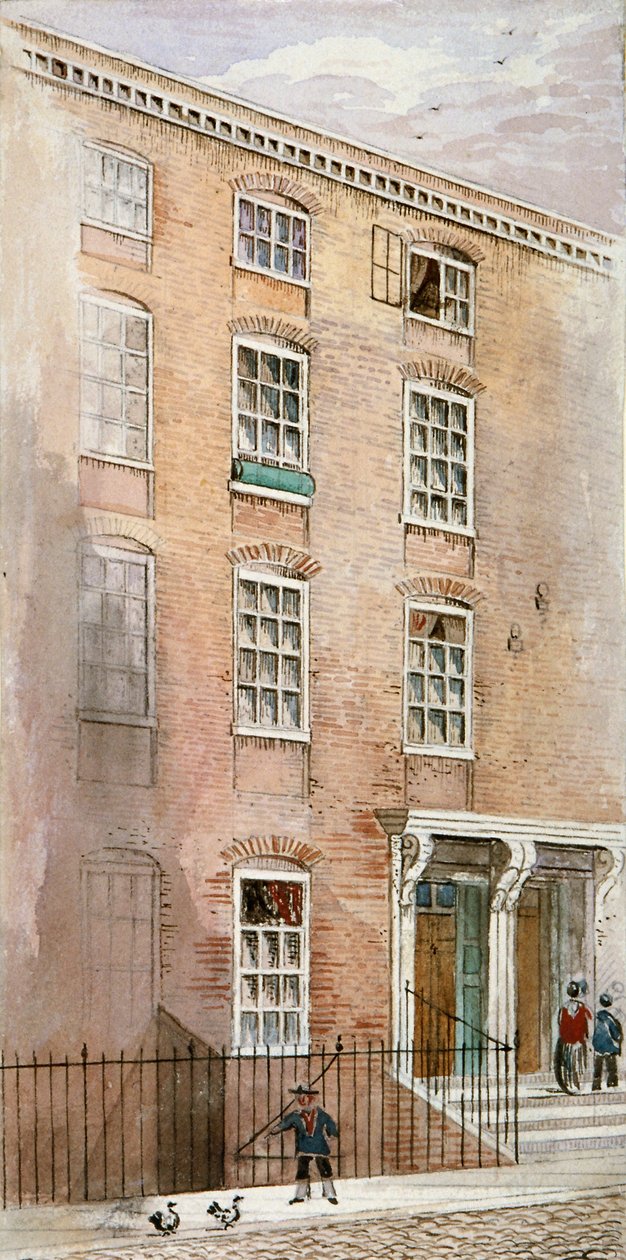 Houses in Crane Court, near Fleet Street, City of London by James Findlay
