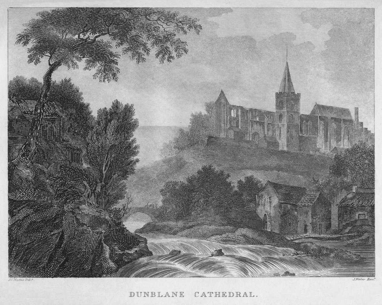 Dunblane Cathedral, 1804 by James Fittler