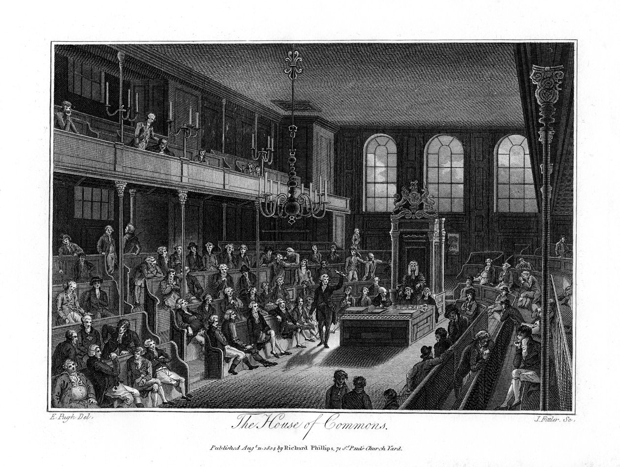 The House of Commons, London by James Fittler