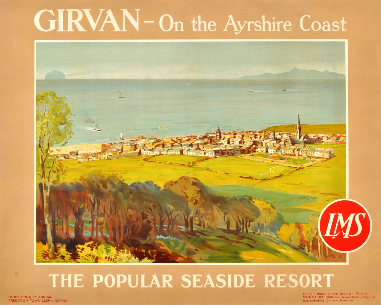 Girvan - On the Ayrshire Coast. The Popular Seaside Resort