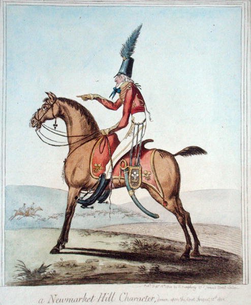 A Newmarket Hill Character, Drawn Upon the Spot, August 18th 1802 by James Gillray