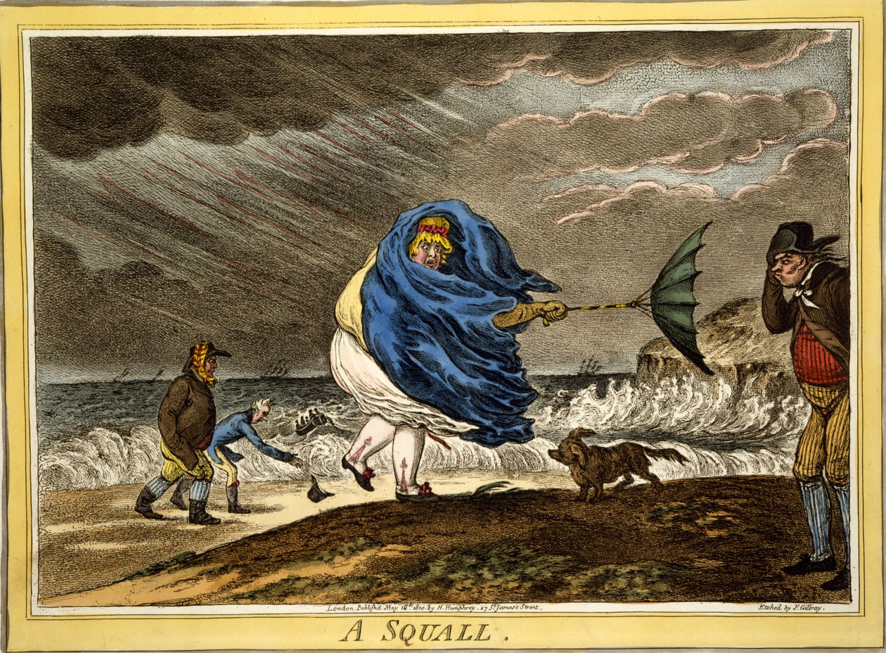 A Squall by James Gillray