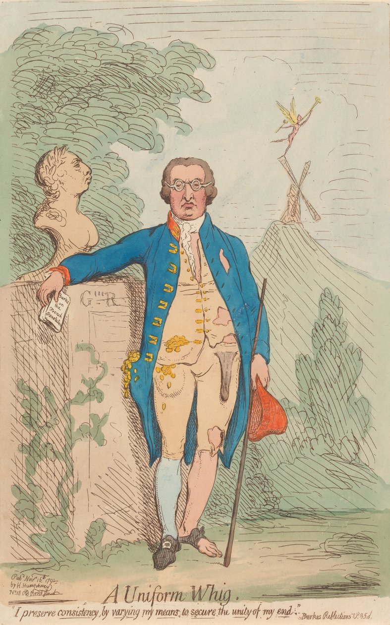 A Uniform Whig by James Gillray
