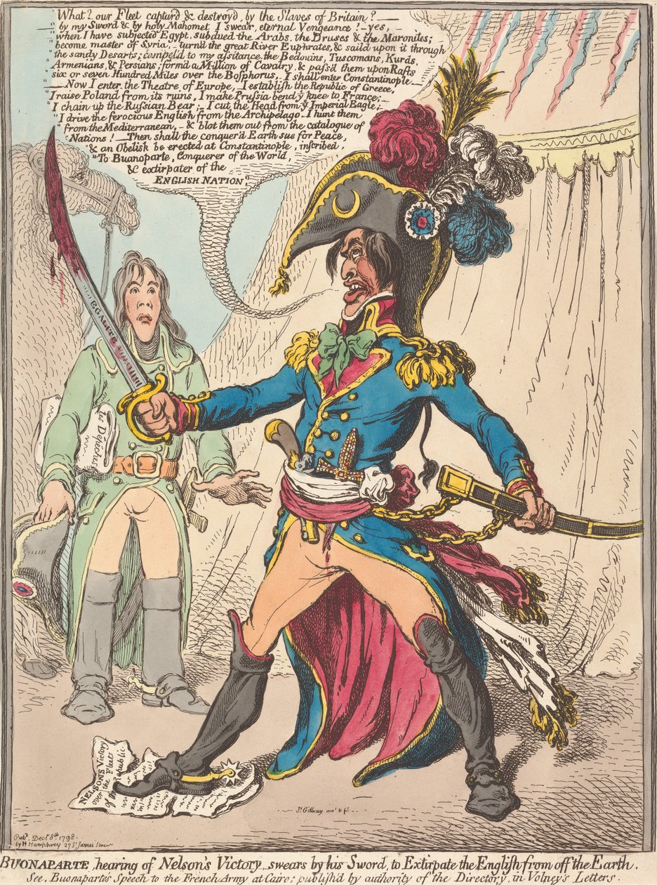 Buonaparte, Hearing of Nelson