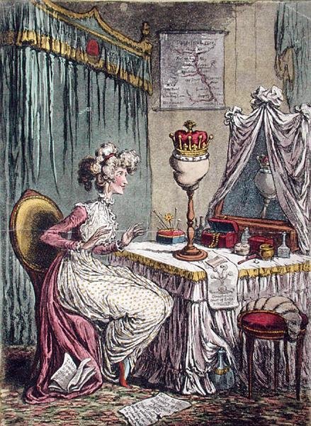 Contemplations upon a Coronet by James Gillray