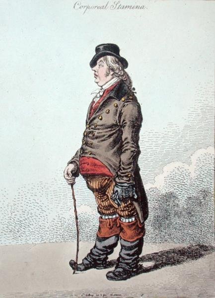 Corporeal Stamina by James Gillray