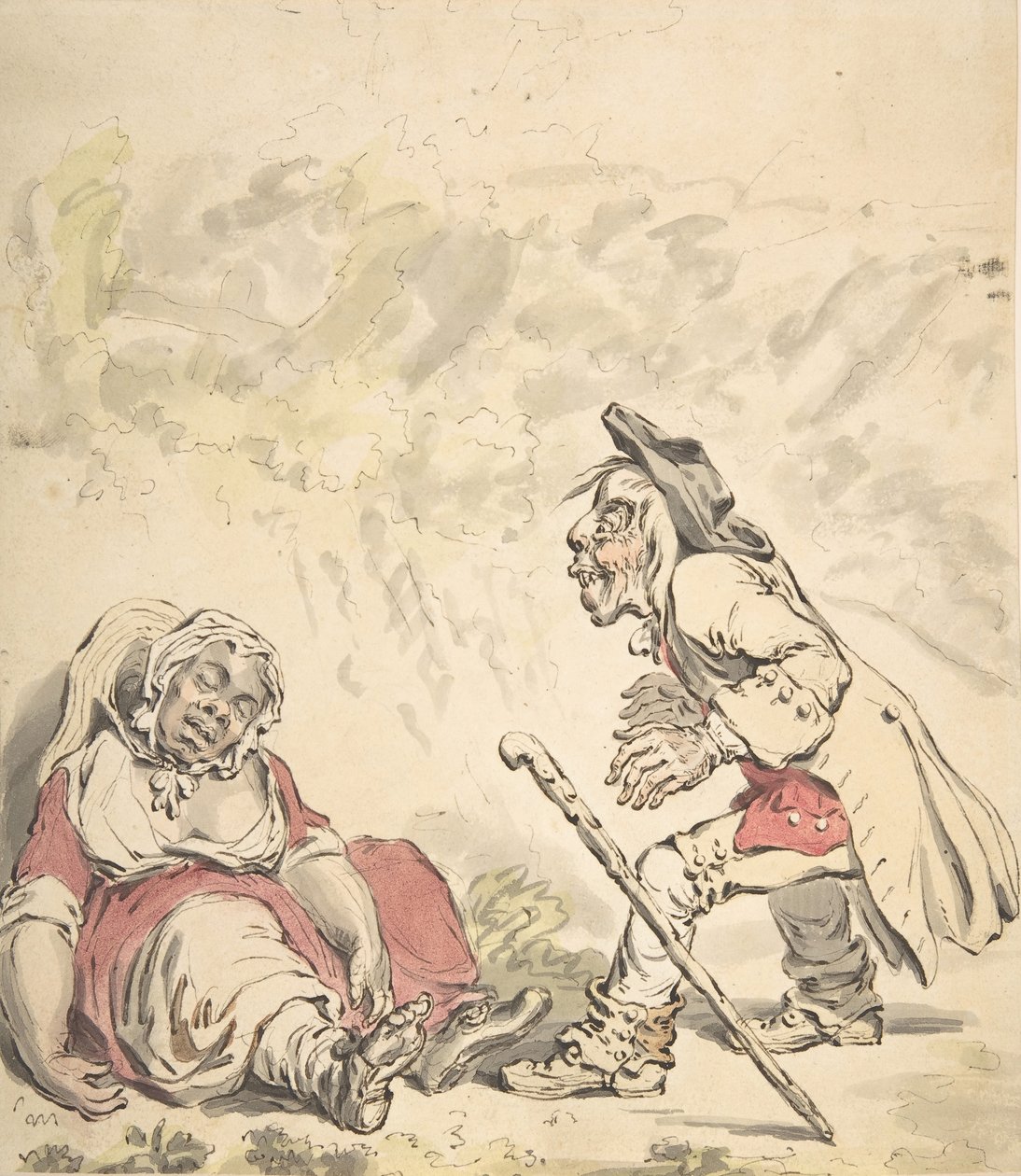 Cymon and Iphigenia by James Gillray