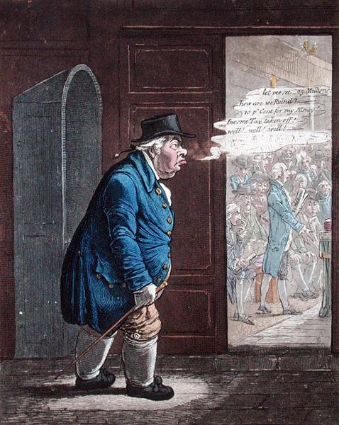 Hope, published by Hannah Humphrey in 1802 by James Gillray