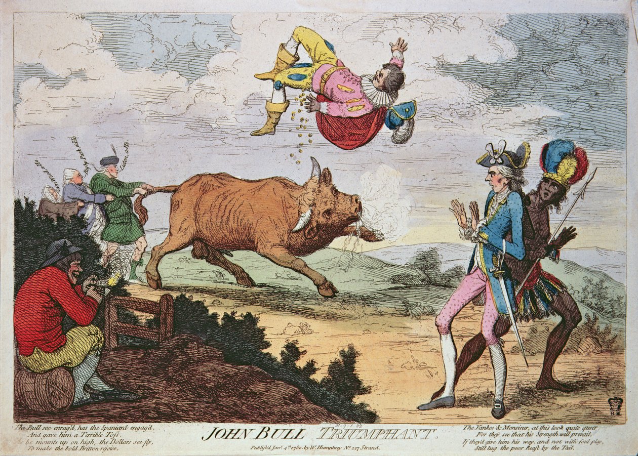 John Bull Triumphant by James Gillray